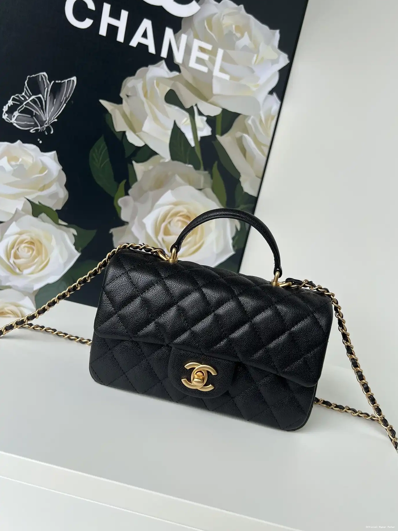 HANDLE-20*12*6cm WITH BAG CHANEL FLAP TOP 0526